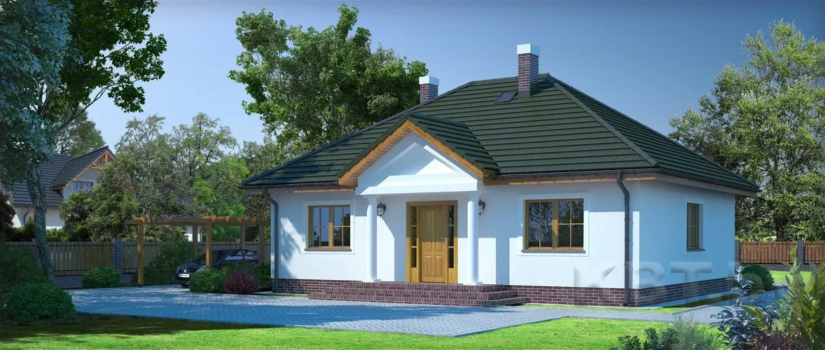 Каркасный дом Д-24, 115 м²