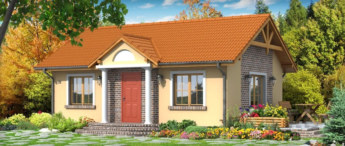 Каркасный дом Д-30, 63 м²