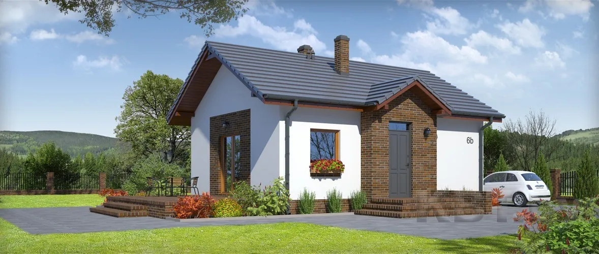 Каркасный дом Д-32, 62 м²