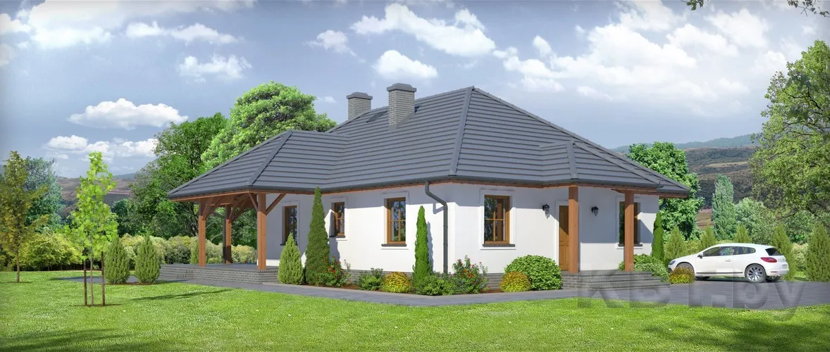Каркасный дом Д-36, 133 м²