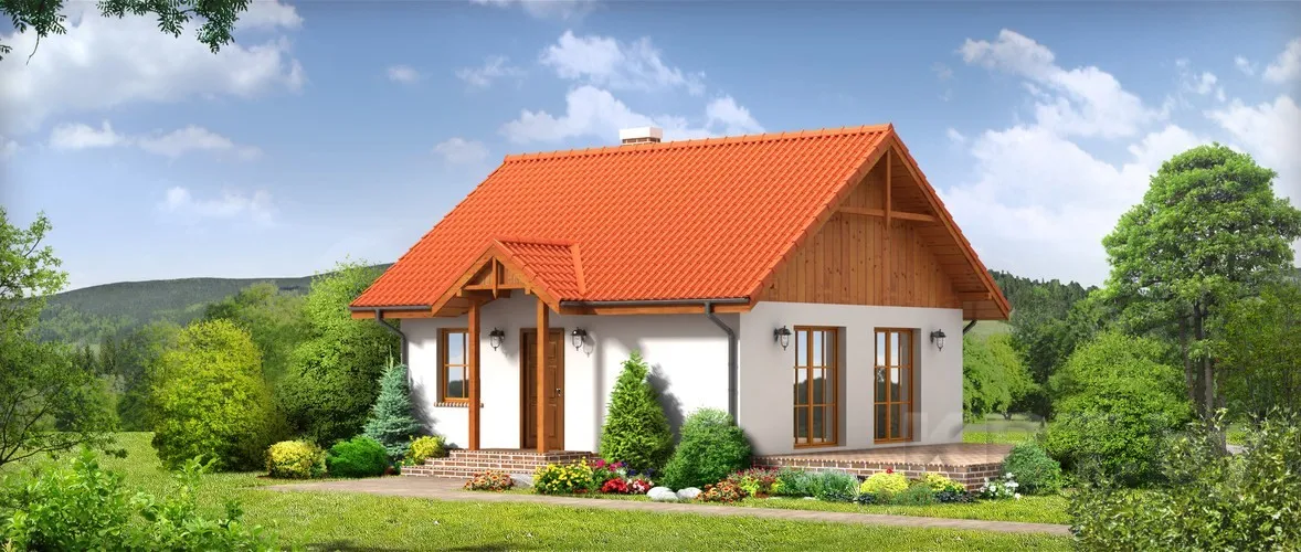 Каркасный дом Д-37, 62 м²