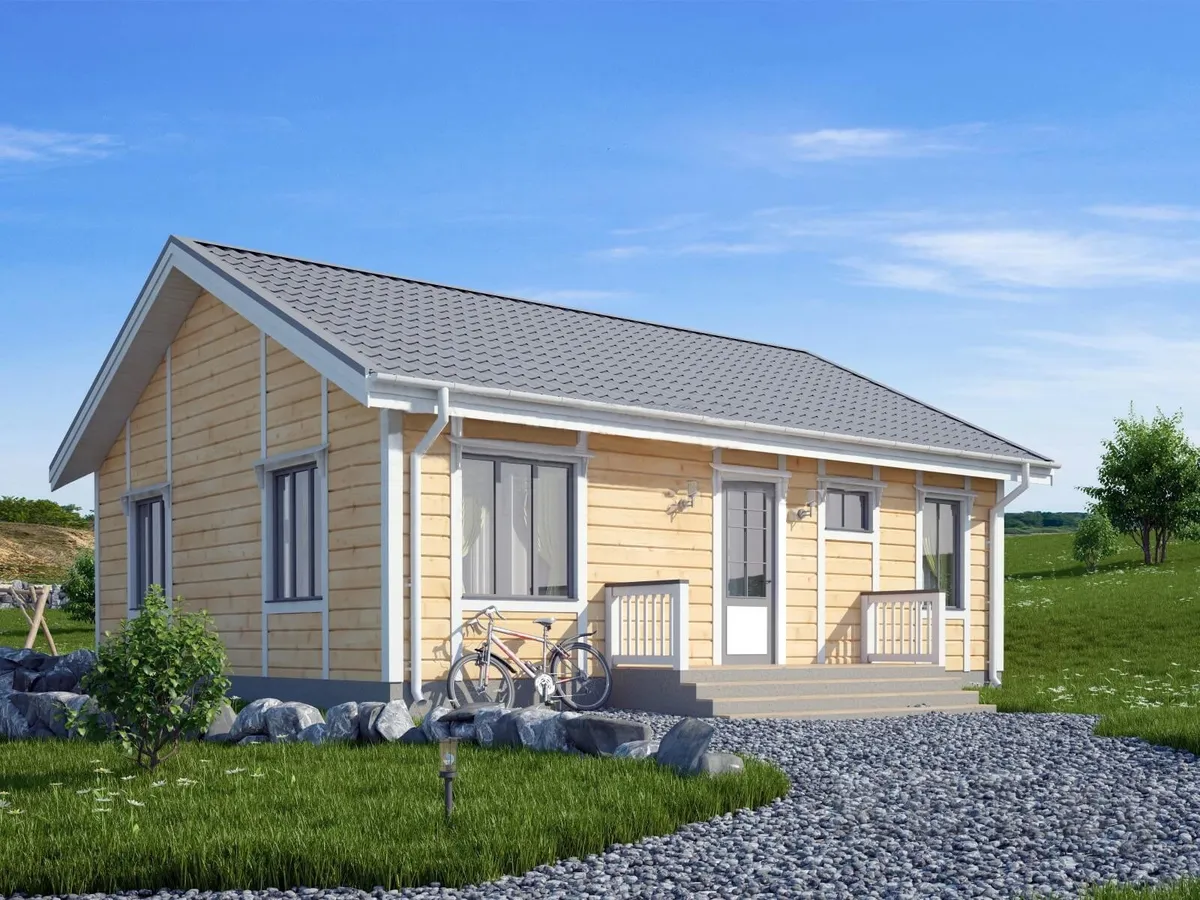 Каркасный дом Д-42, 72 м²
