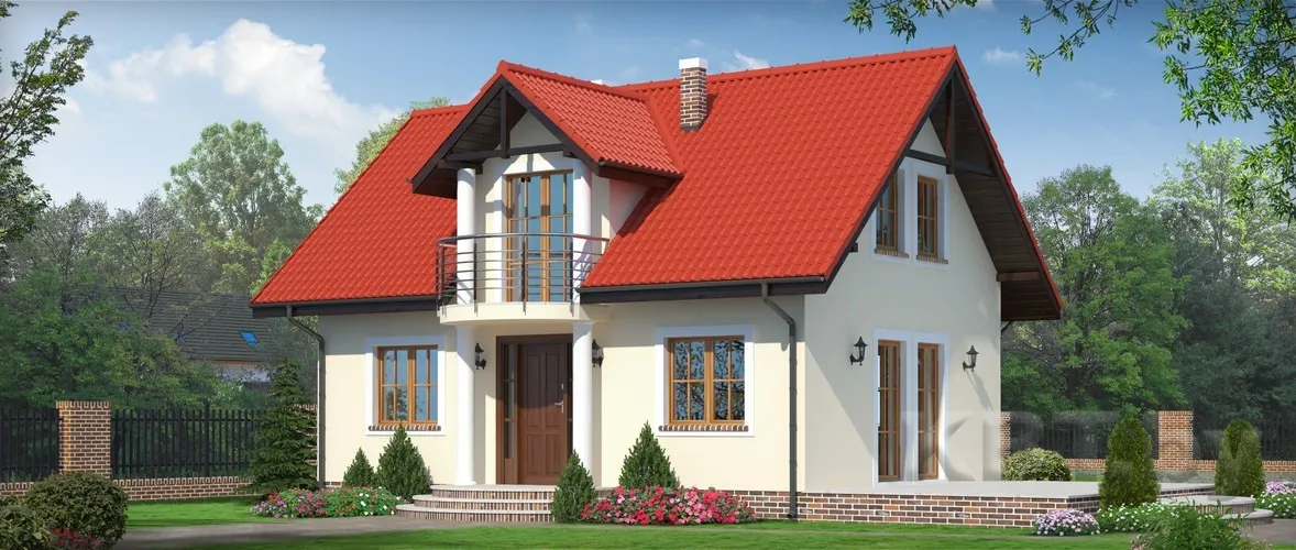 Каркасный дом Д-51, 124 м²
