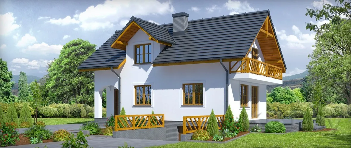 Каркасный дом Д-52, 128 м²