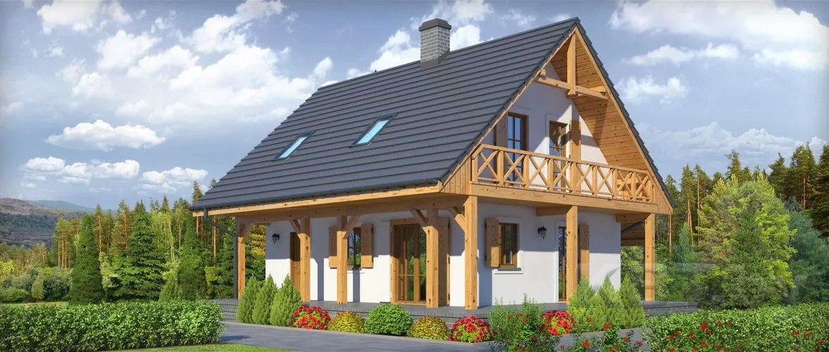 Каркасный дом Д-53, 120 м²