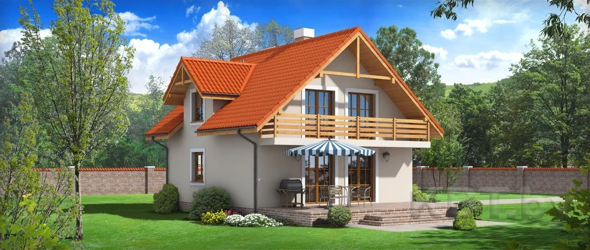 Каркасный дом Д-54, 132 м²