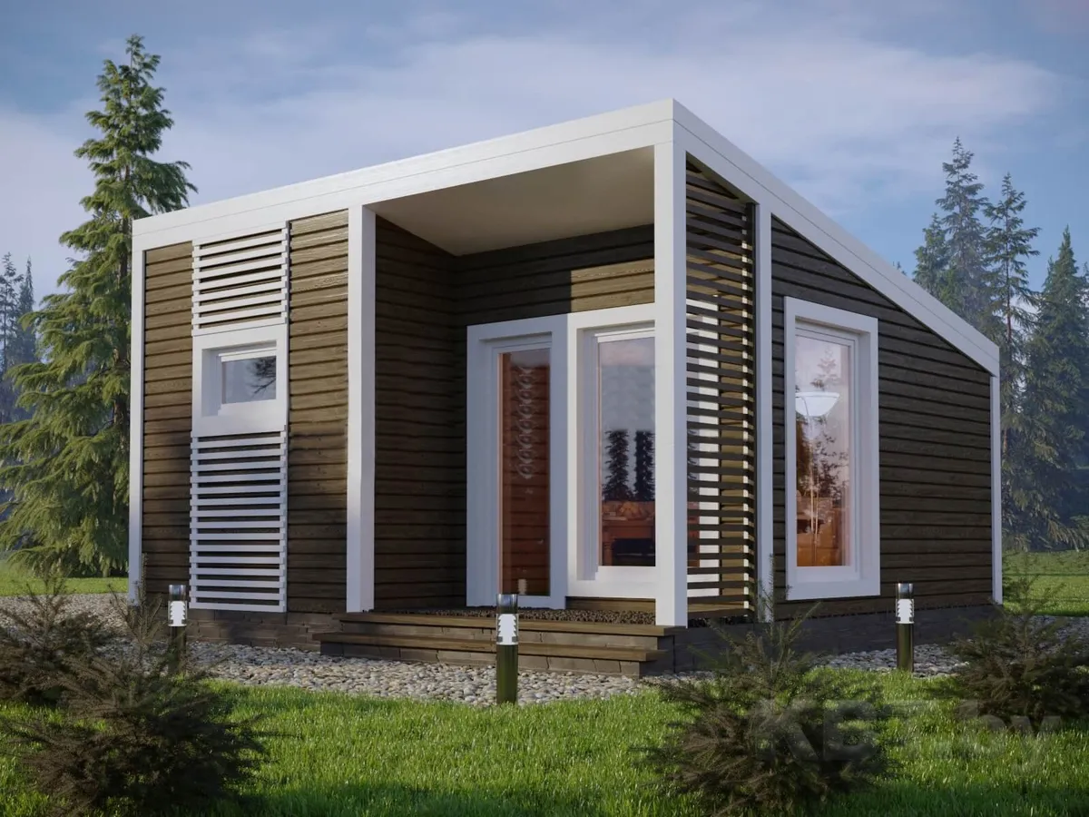 Каркасный дом М-09, 26 м²