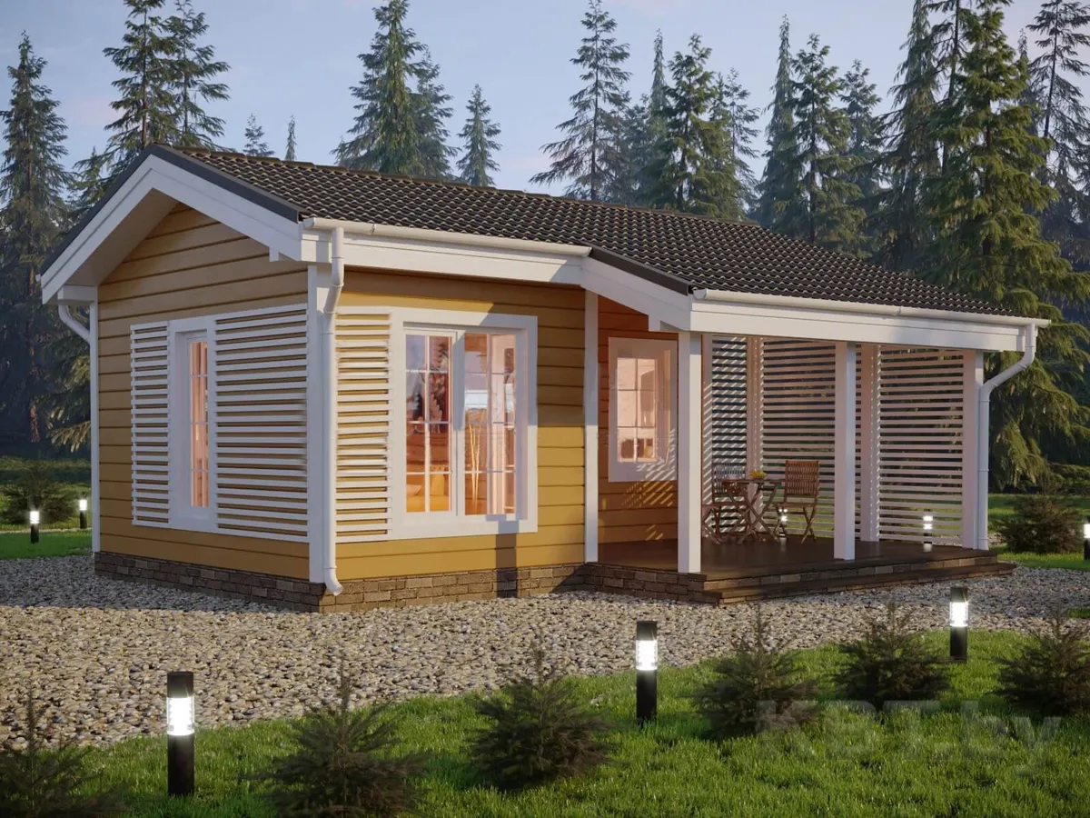 Каркасный дом М-19, 26 м²