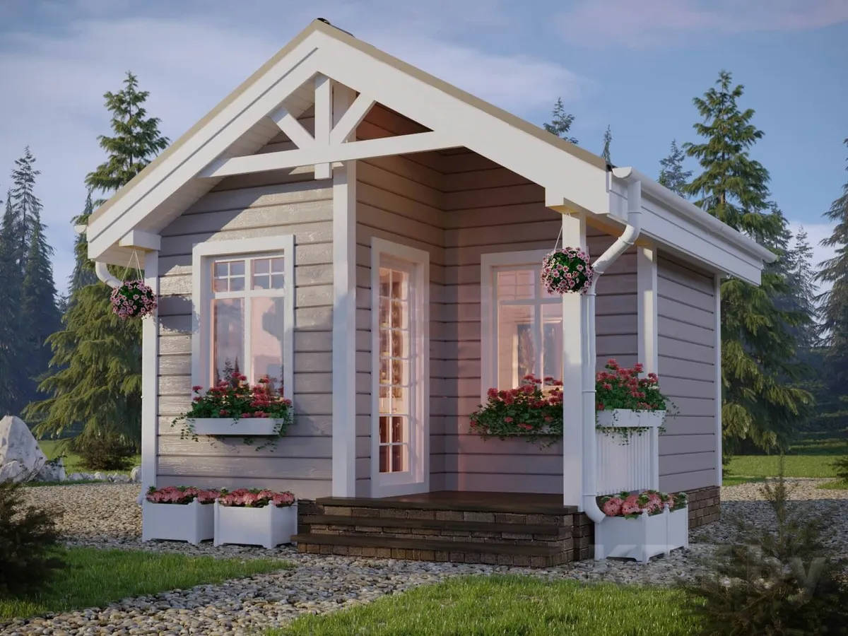 Каркасный дом М-21, 28 м²