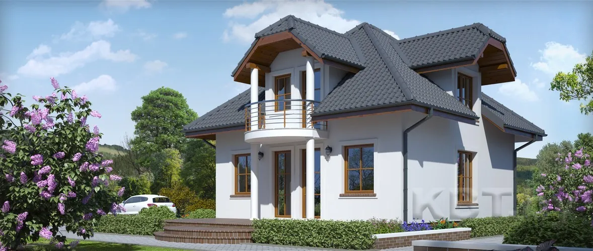 Каркасный коттедж Д-02, 121 м²