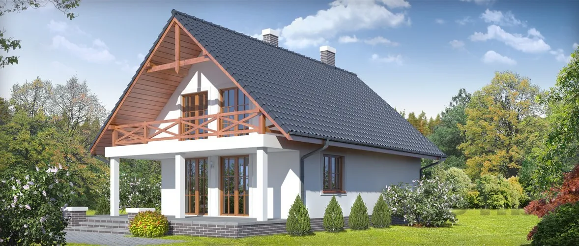 Каркасный коттедж Д-18, 143 м²