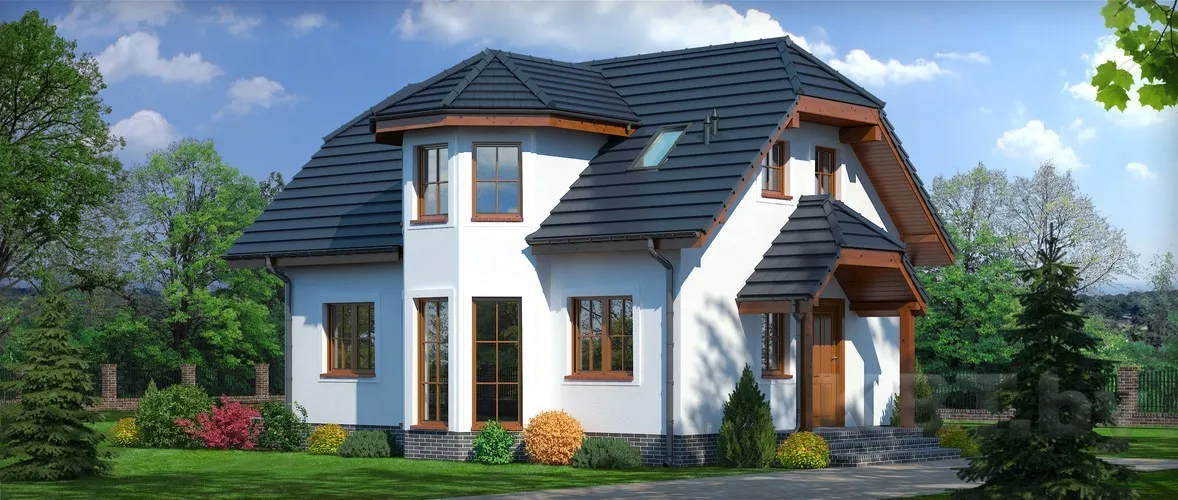 Каркасный коттедж Д-19, 134 м²