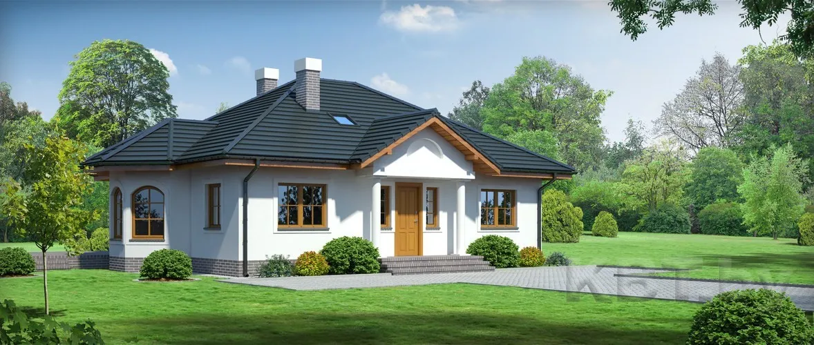 Каркасный коттедж Д-39, 125 м²