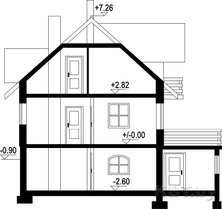 Коттедж проект Д-15