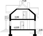 Проект каркасного дома Д-07