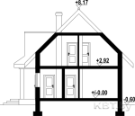 Проект каркасного дома Д-18